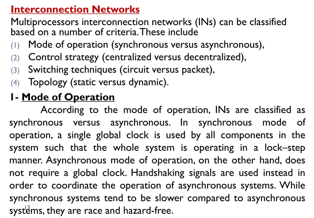 interconnection networks multiprocessors