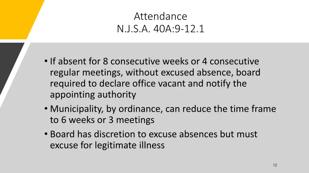 attendance n j s a 40a 9 12 1