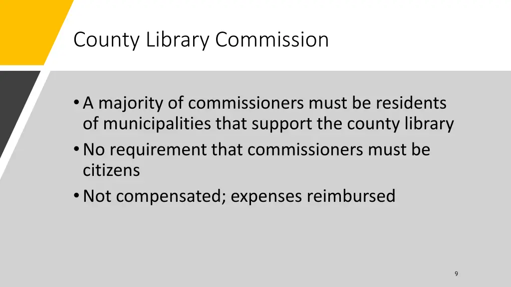 county library commission