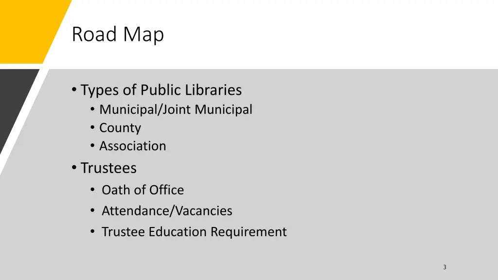 road map