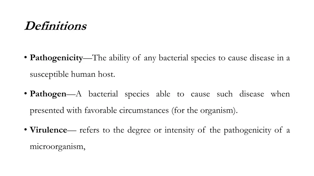 definitions