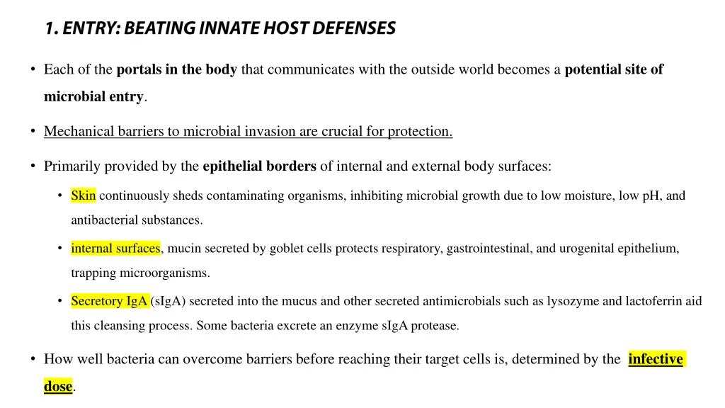 each of the portals in the body that communicates