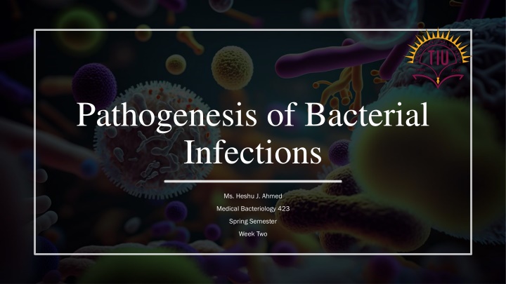 pathogenesis of bacterial infections