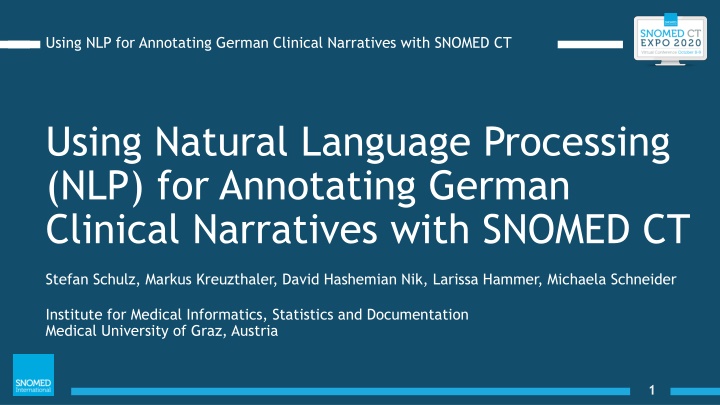 using nlp for annotating german clinical