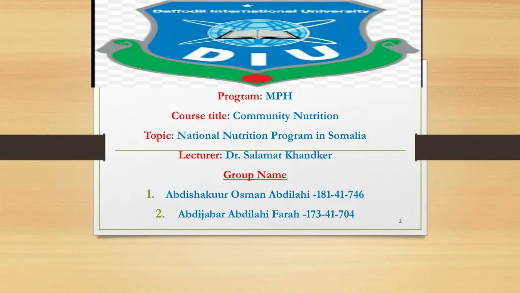 program mph