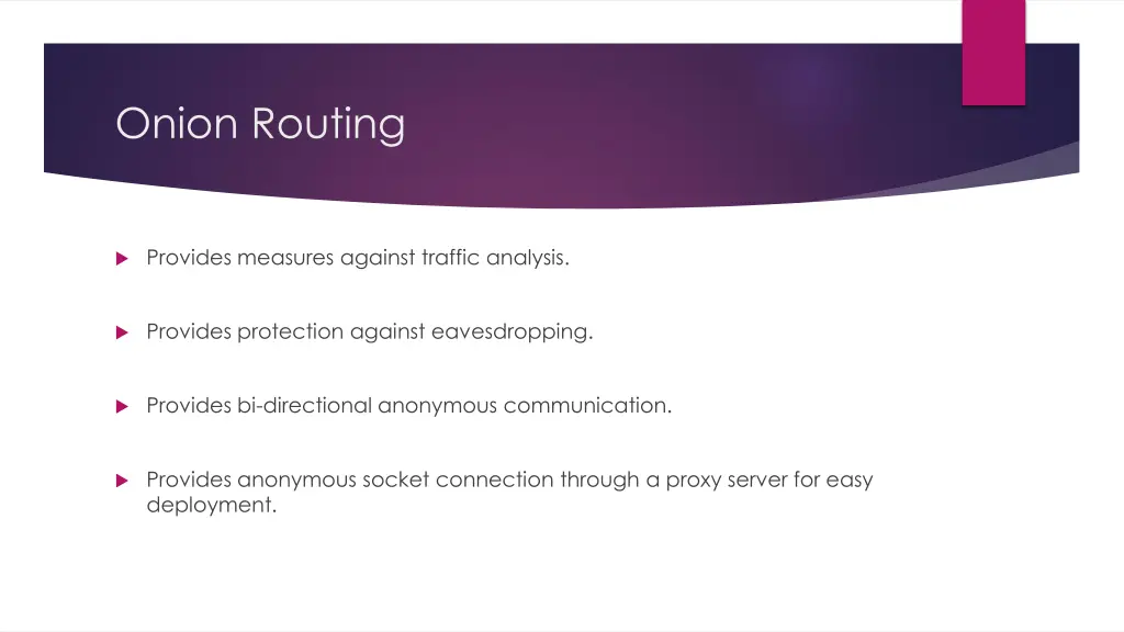 onion routing