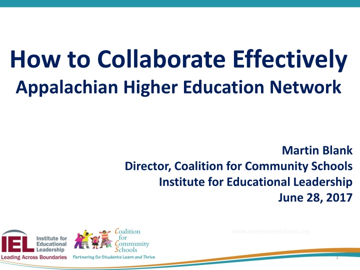 how to collaborate effectively appalachian higher