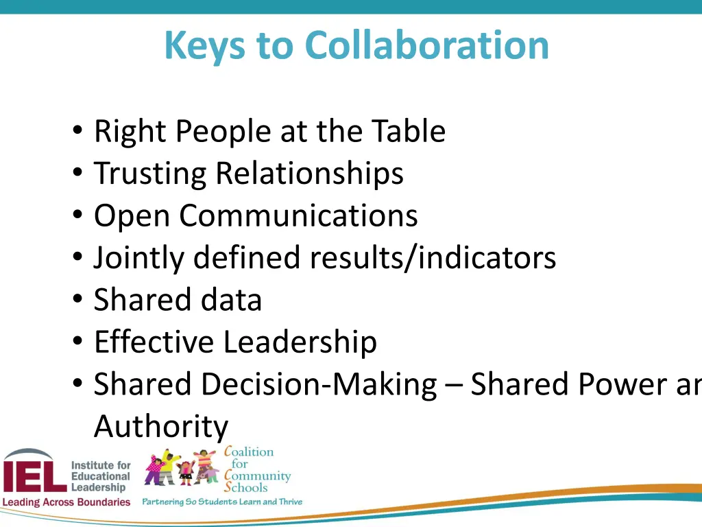 keys to collaboration