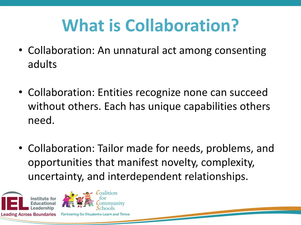 what is collaboration