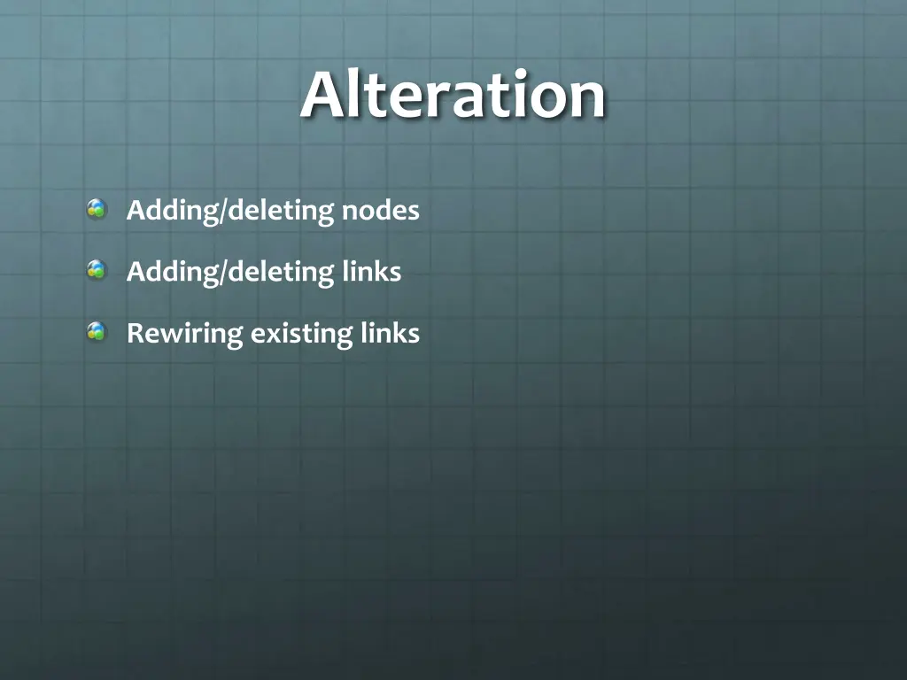 alteration