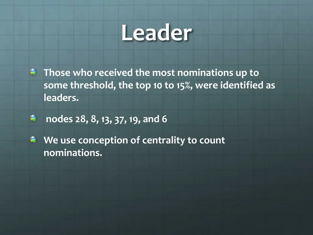 leader