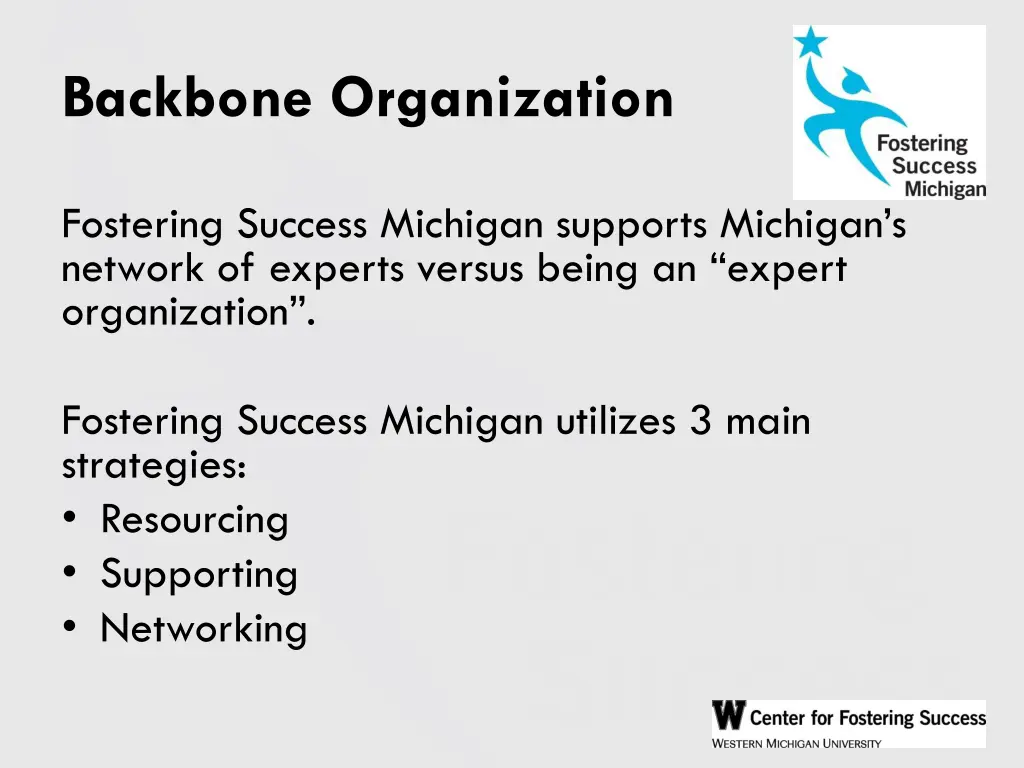 backbone organization