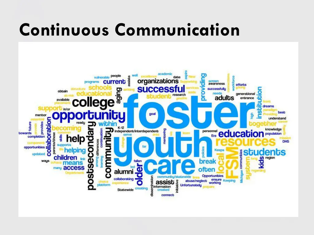 continuous communication