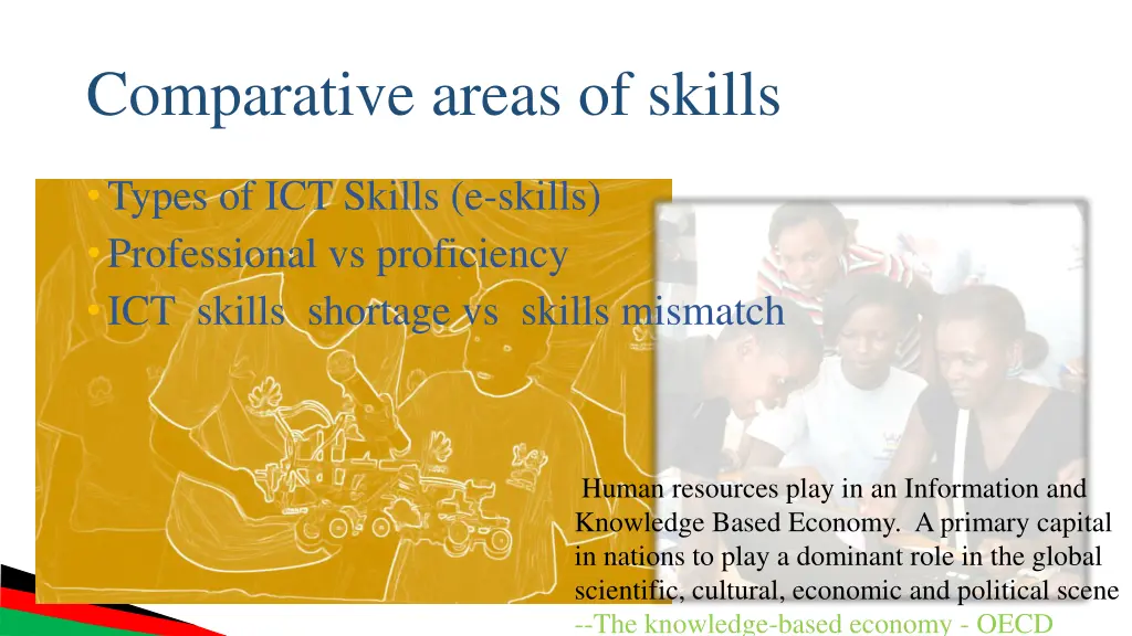 comparative areas of skills