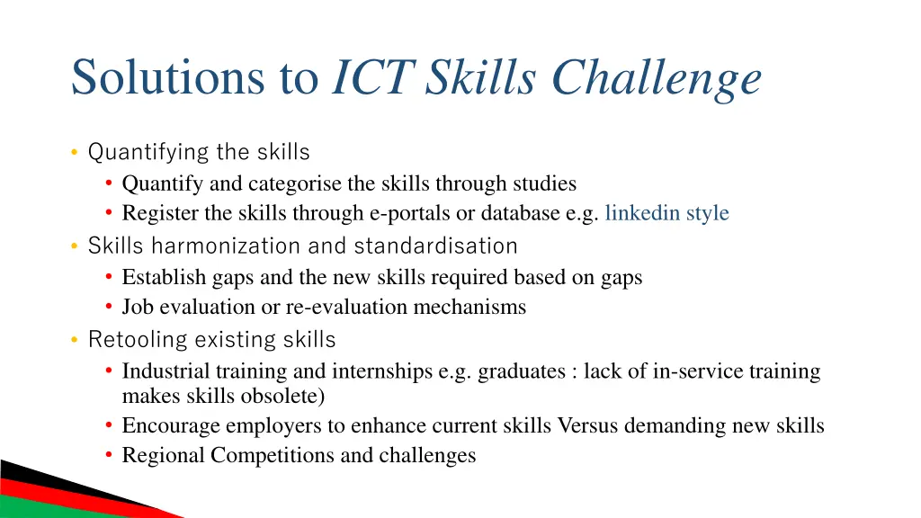 solutions to ict skills challenge