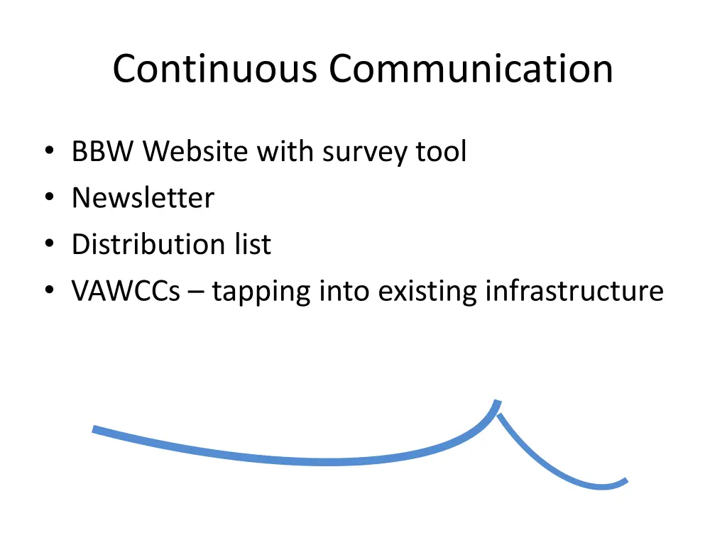 continuous communication