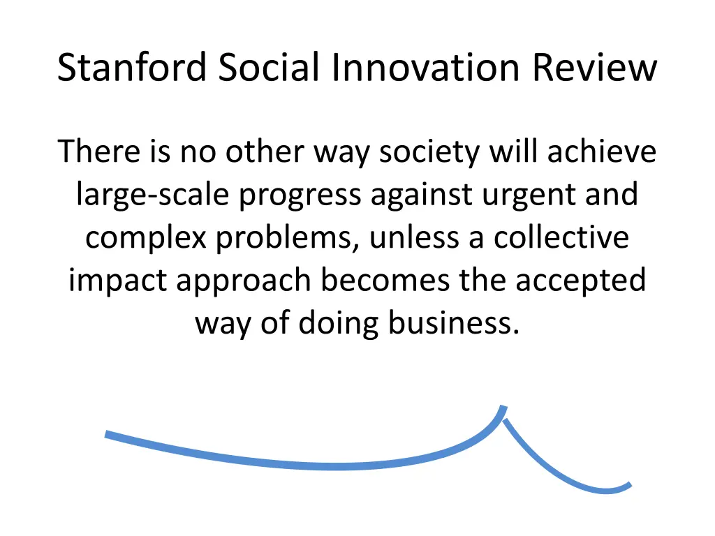 stanford social innovation review