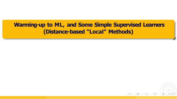warming up to ml and some simple supervised