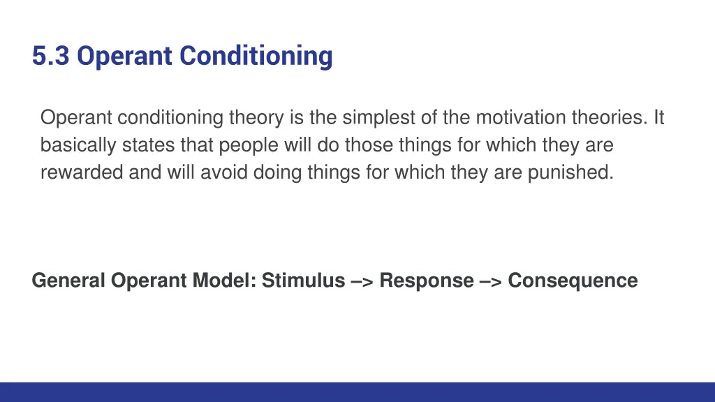 5 3 operant conditioning