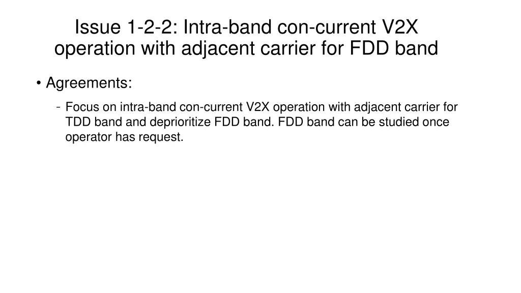 issue 1 2 2 intra band con current v2x operation
