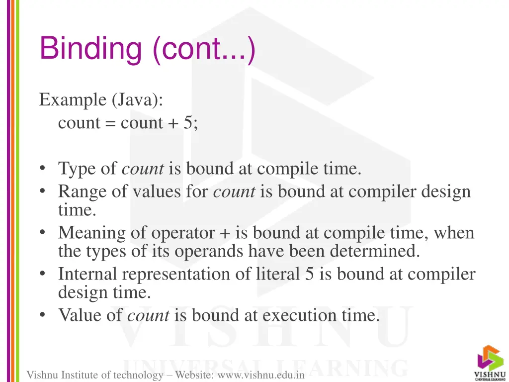 binding cont 1