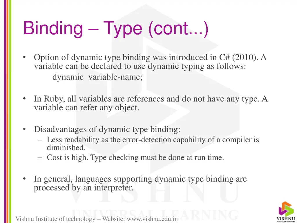 binding type cont 2