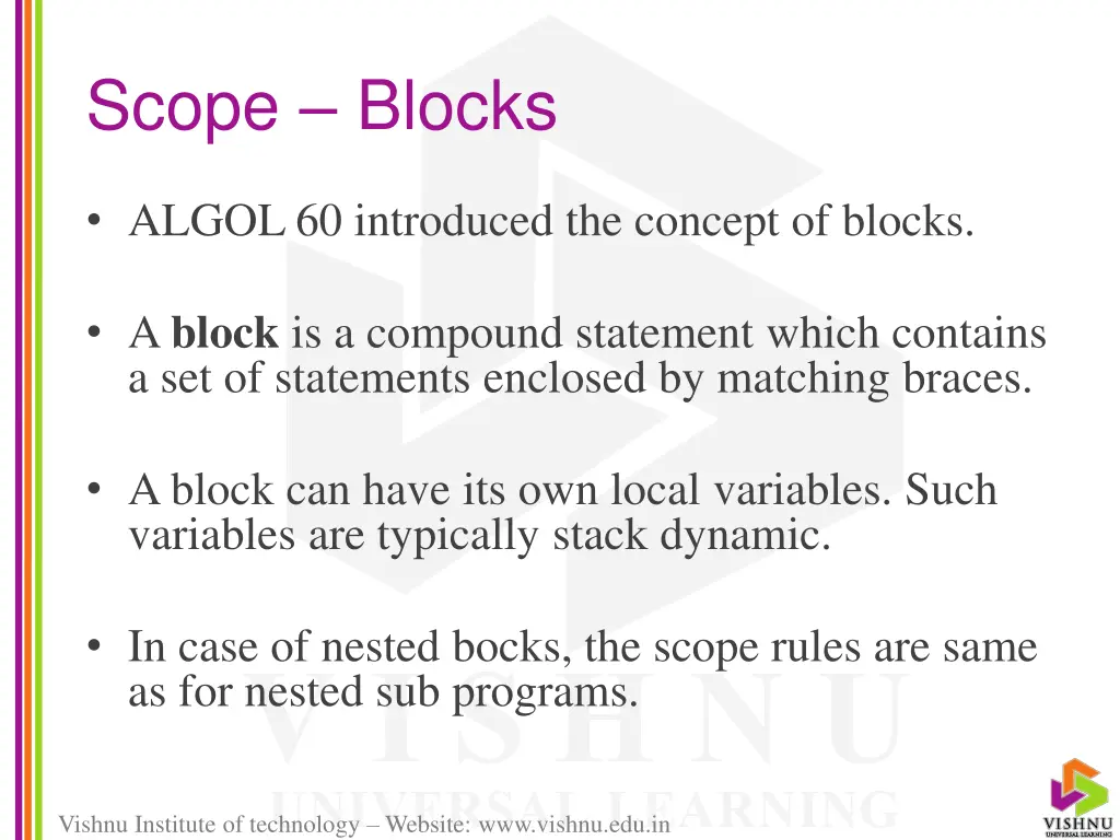 scope blocks