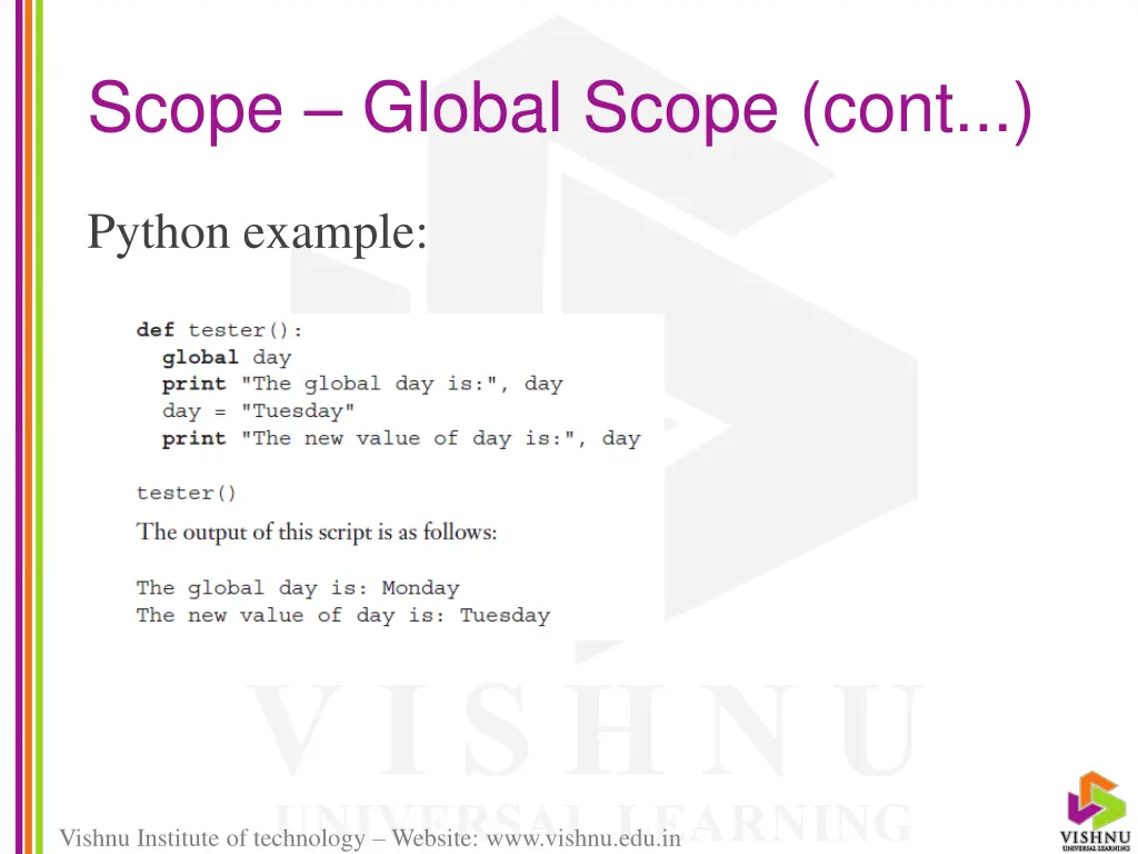 scope global scope cont 3
