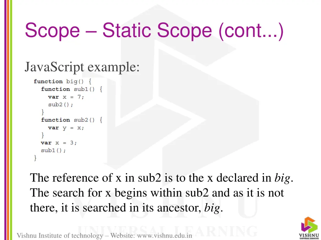 scope static scope cont 1