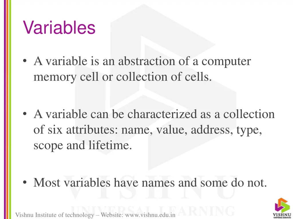 variables