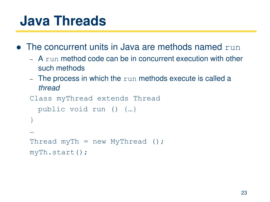 java threads