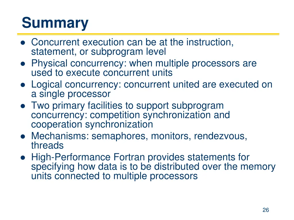 summary