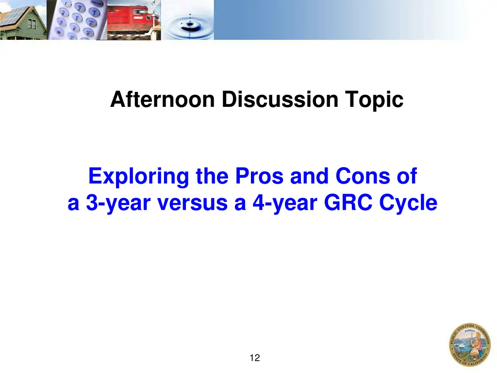 afternoon discussion topic