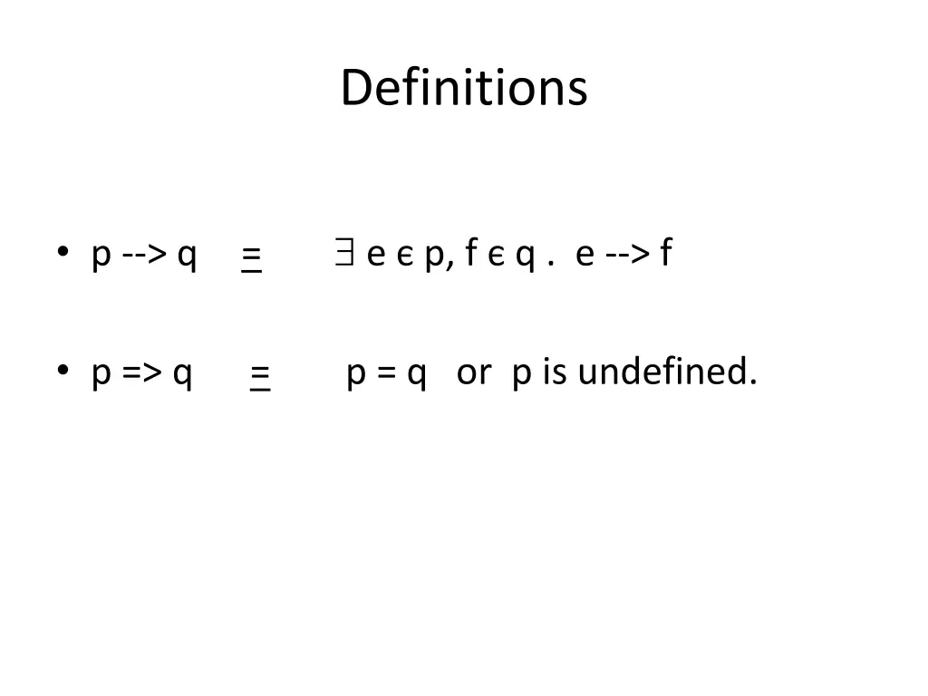 definitions