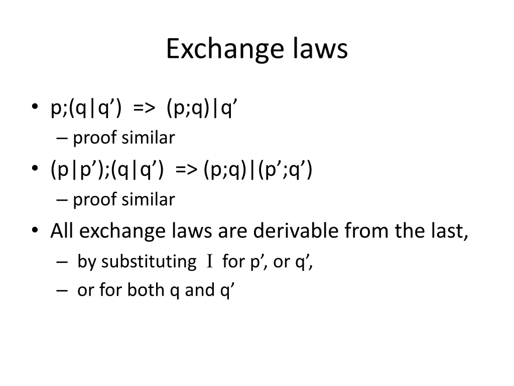 exchange laws