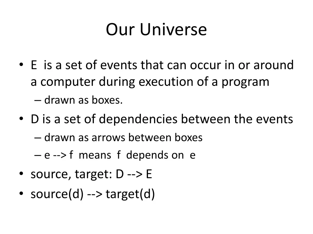 our universe