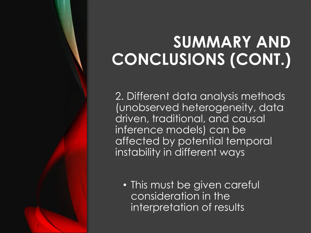 summary and