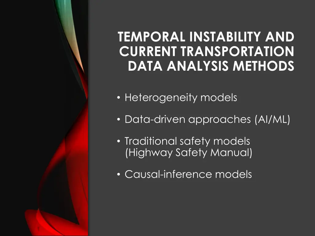 temporal instability and current transportation