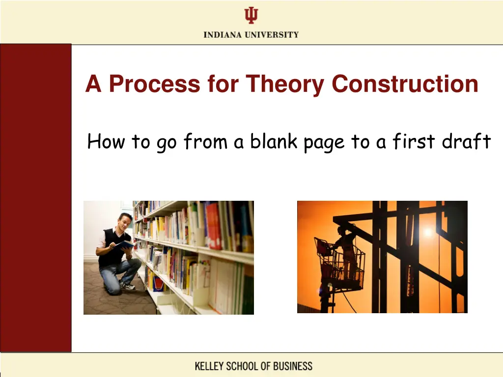 a process for theory construction