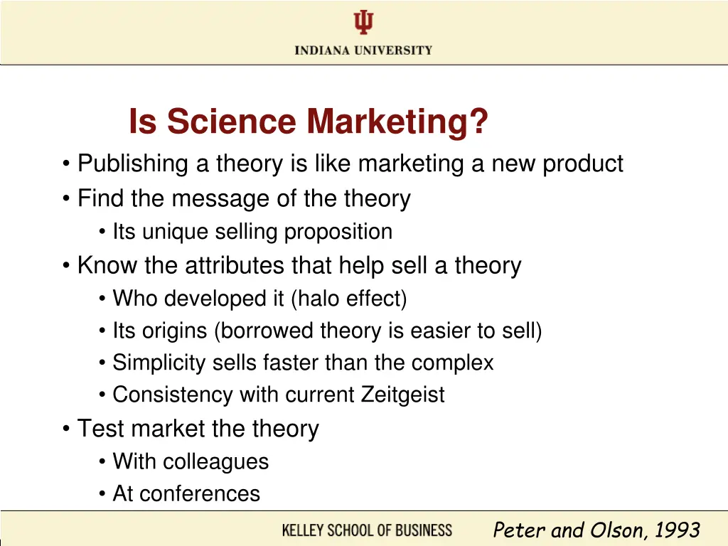 is science marketing