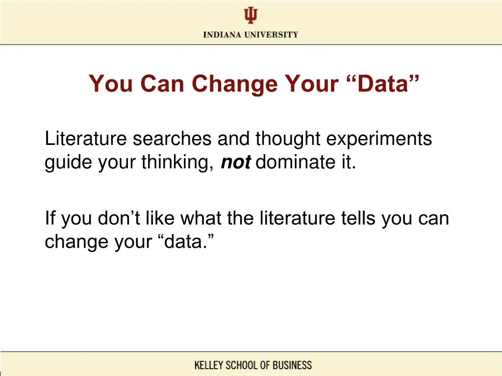 you can change your data