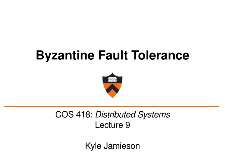 byzantine fault tolerance