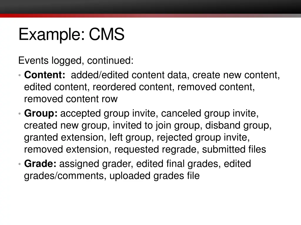 example cms 3