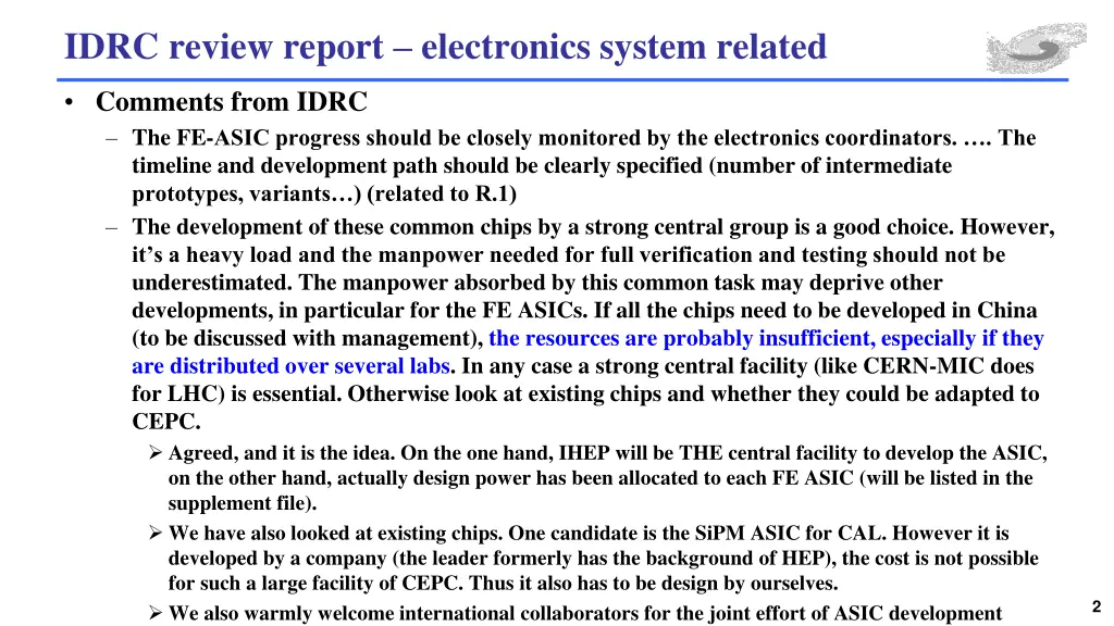 idrc review report electronics system related 1