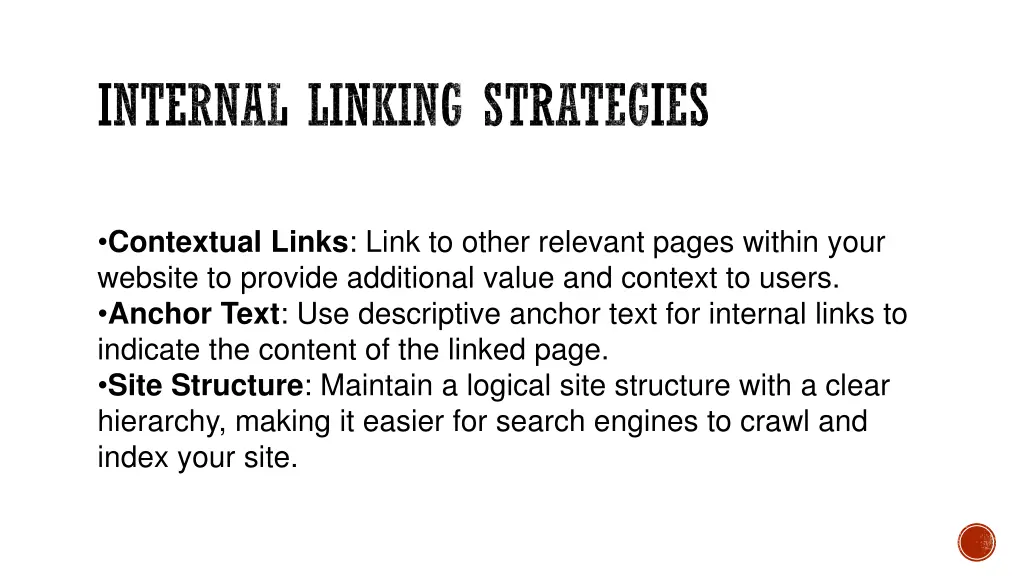 internal linking strategies
