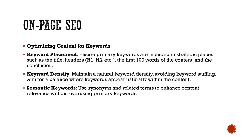 on page seo
