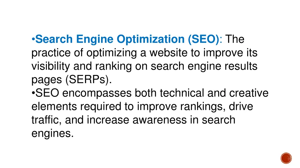 search engine optimization seo the practice