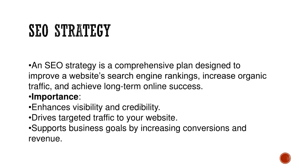 seo strategy