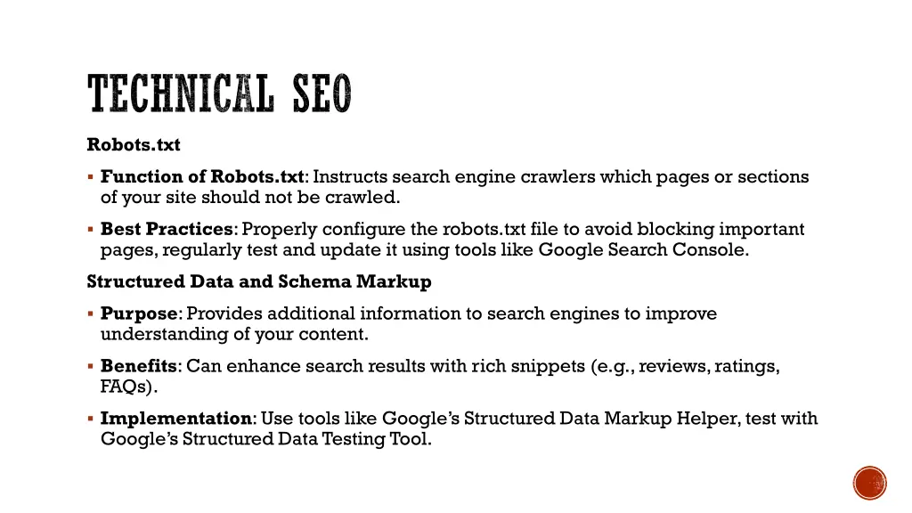 technical seo robots txt