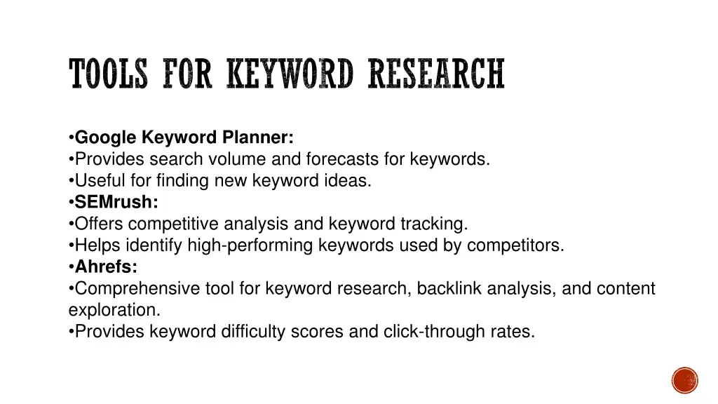 tools for keyword research